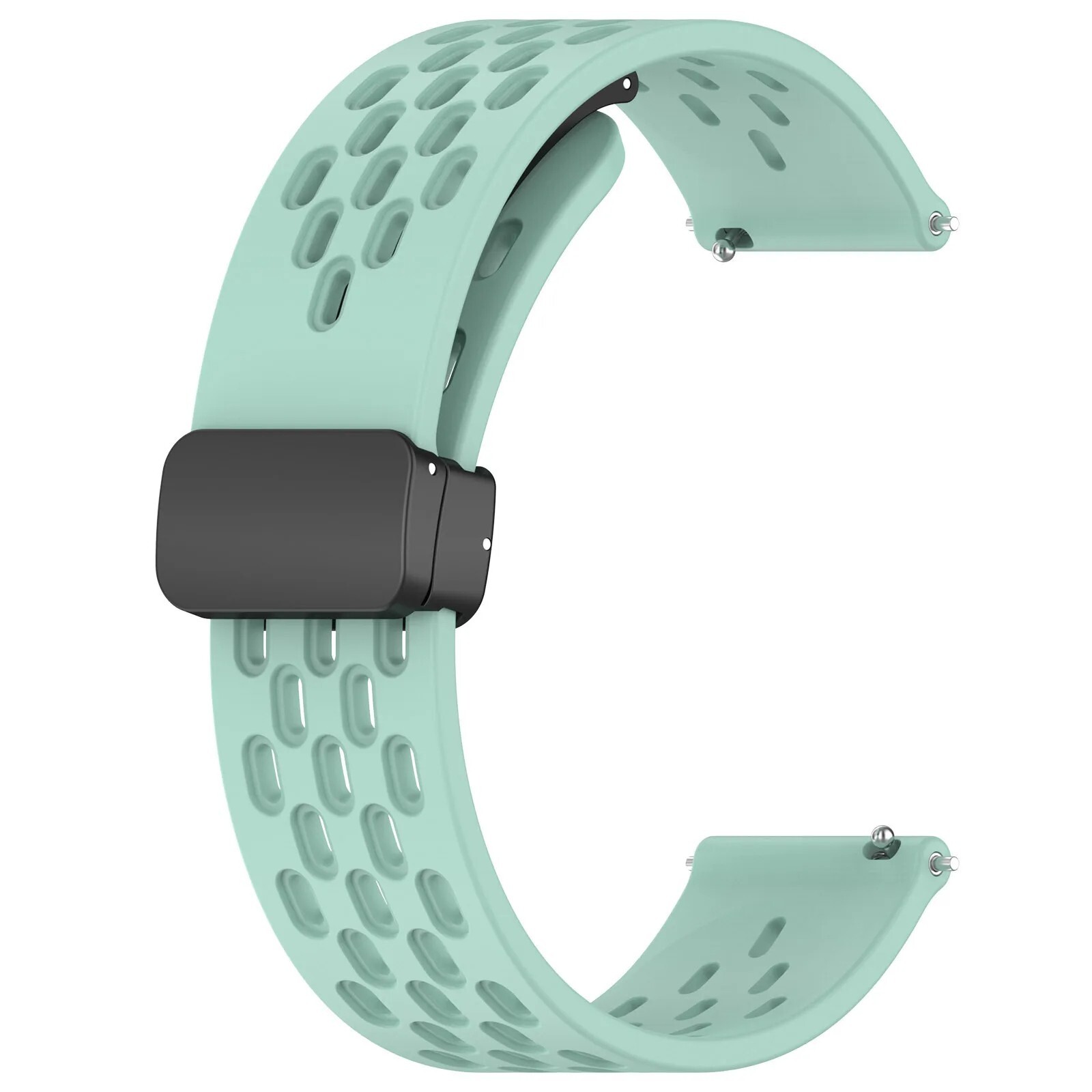 20mm Silicone Band Strap for Omega x Swatch Moonwatch Watch Band Magnetic Buckle