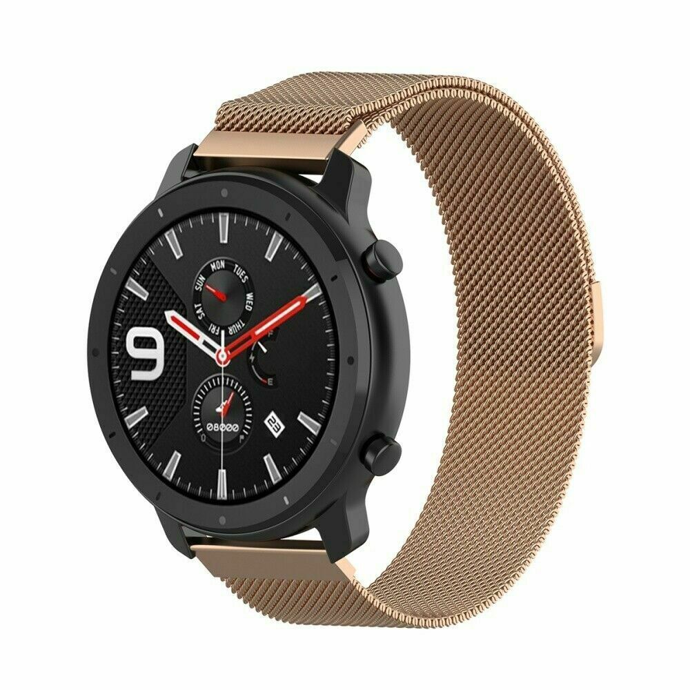 Milanese Loop Bracelet For Amazfit GTR 42mm 47mm Quick-Fit Watch Band Strap