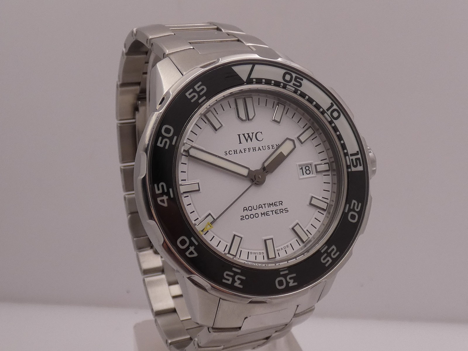 IWC AQUATIMER AUTOMATIC 2000m IW3568 WITH PAPERS YEAR 2019 STEEL MEN’S WATCH