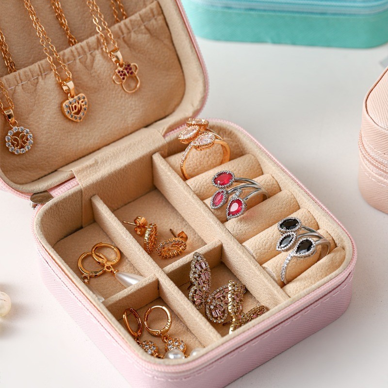Travel Jewelry Box, You Make The Whole Place Shimmer, Discoball Jewelry Case