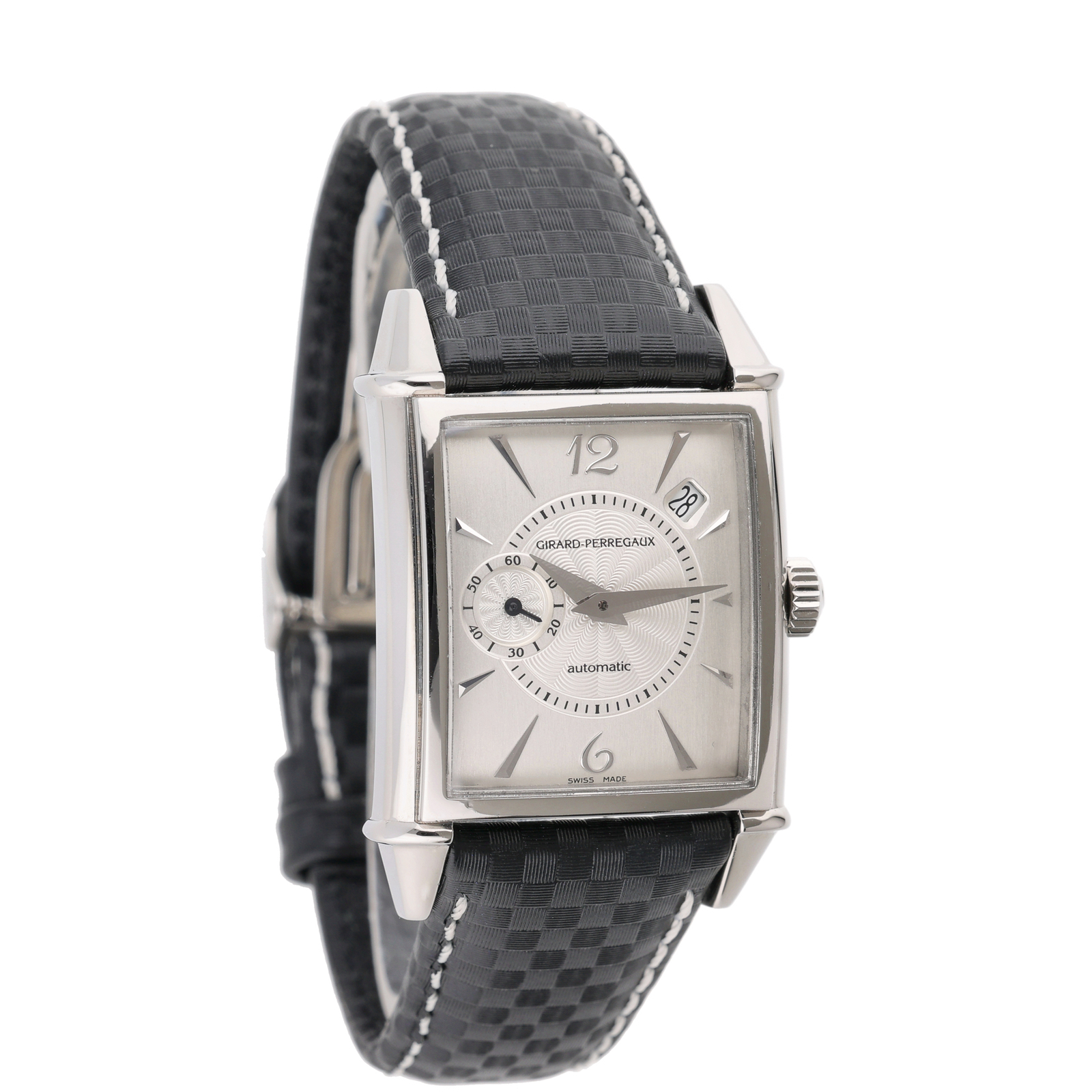 Girard Perregaux Vintage 1945 25932 with 28mm Steel case and Silver dial. Exc…