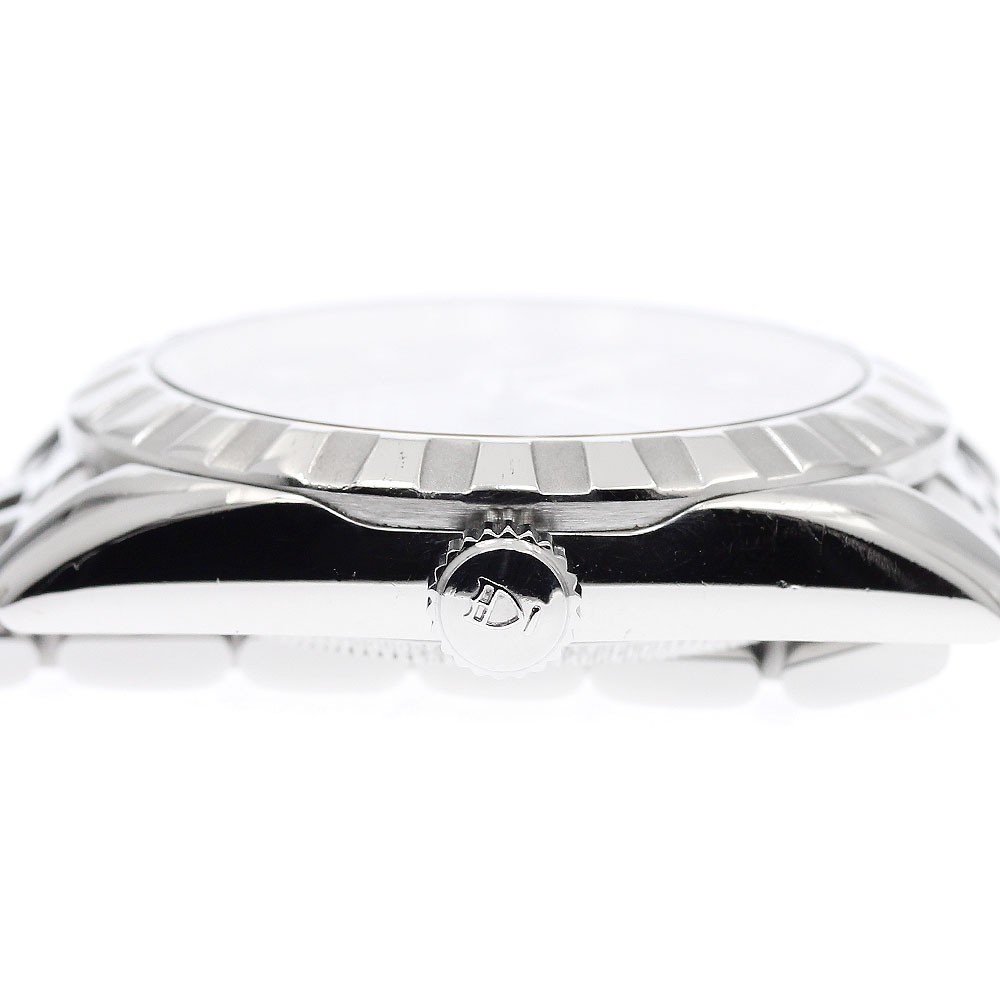 TUDOR Classic 21010 Date 10P diamond black Dial Automatic Men’s Watch_948052