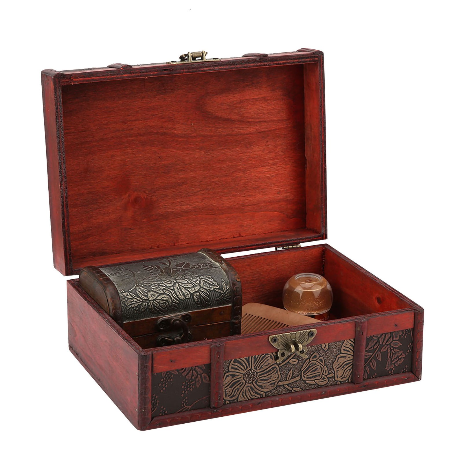 Elegant Small Wooden Storage Box For Book Collection
