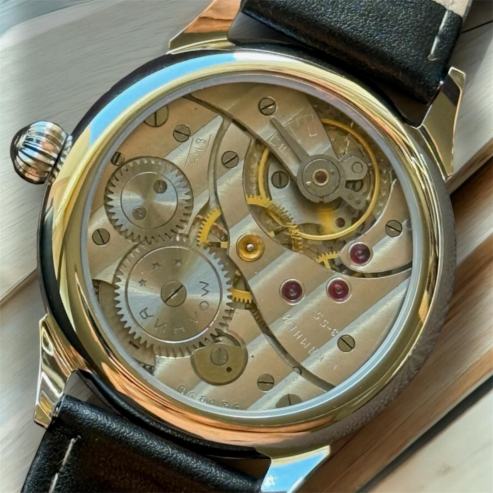 Molnija Masonic Watch Mechanical USSR Soviet Freemason Symbol Old Vintage Pocket