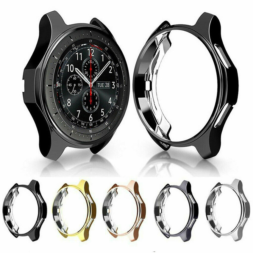 For Samsung Galaxy Watch Screen Protector Case TPU Bumper Cover 42mm 46mm Shell