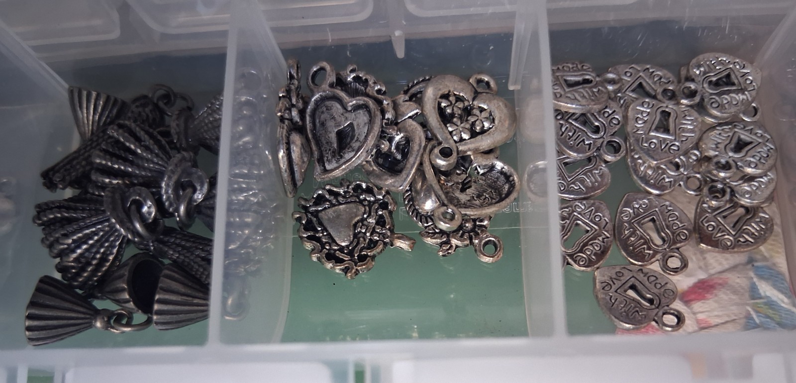 HUGE Mixed Charm Lot, Watch Faces W/batt, Toggles, Jump Rings, Clasps