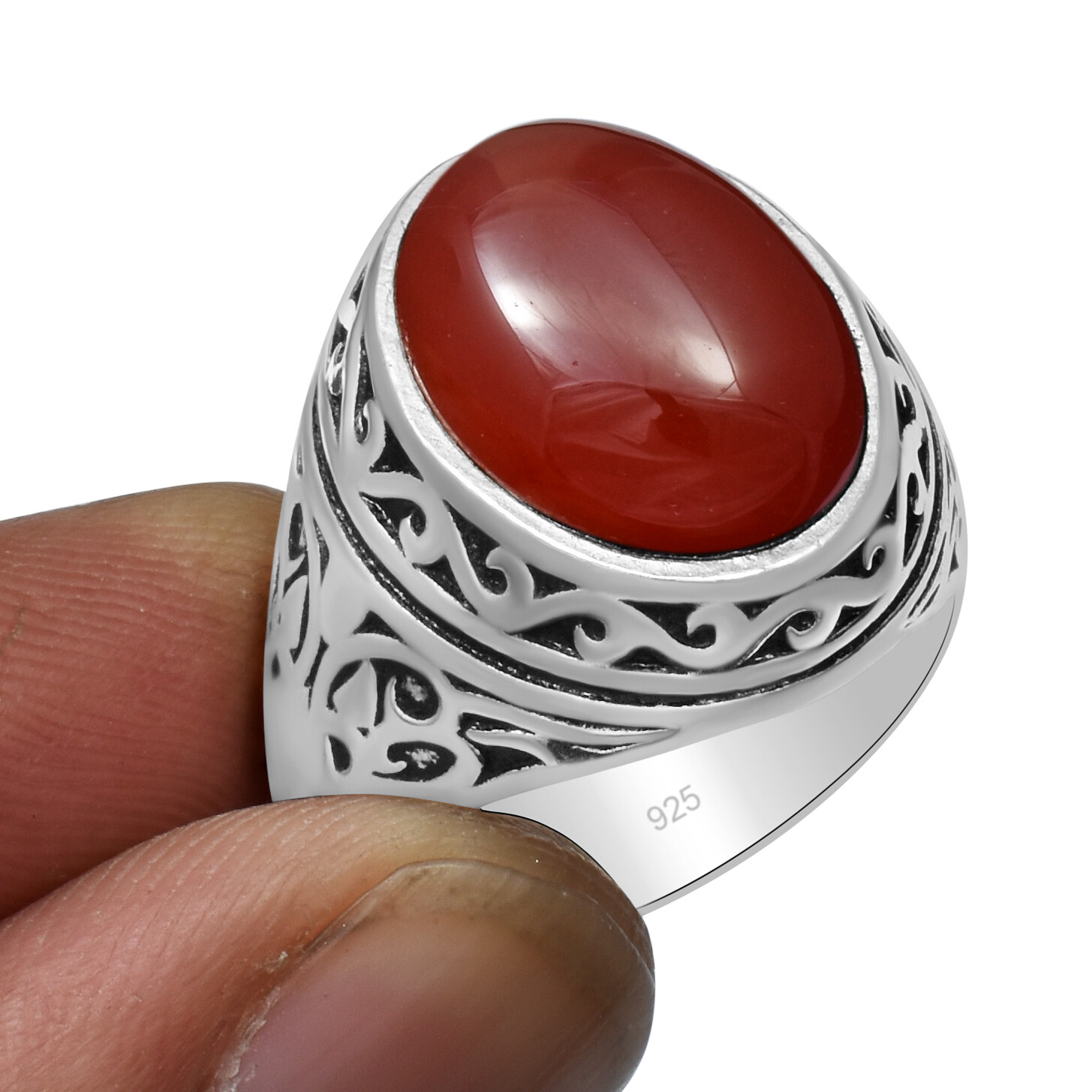 Carnelian Gemstone Ethnic Handmade Ottoman Arabic Style All Size Available