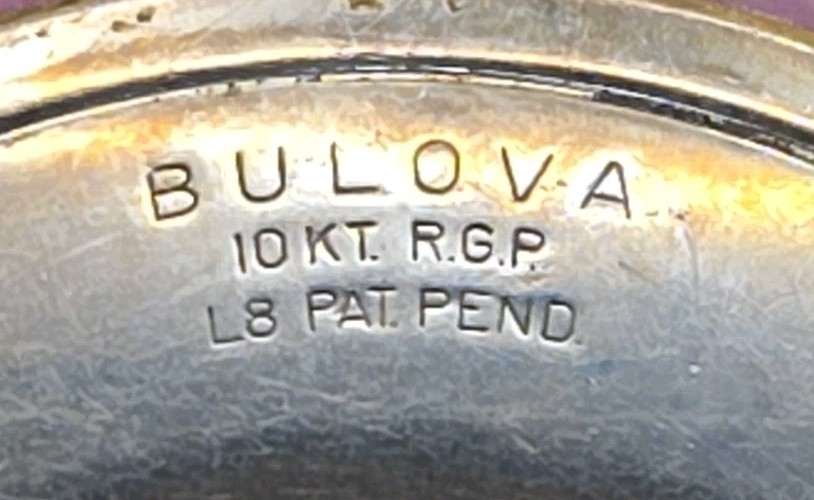 Vintage Bulova Wrist Watch Men 10K Gold Plated 23 Jewels Manual Wind up *Working