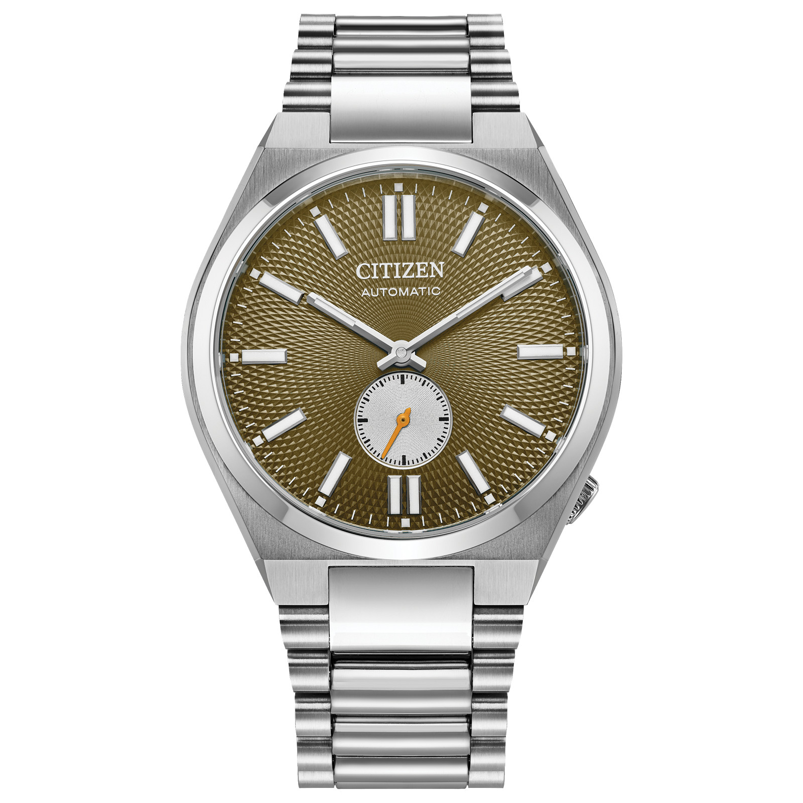 Citizen Silver Mens Analogue Watch Tsuyosa NK5010-51X