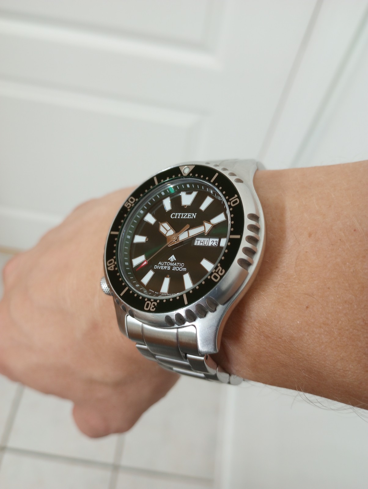Citizen 0151-59x Professional 200m Dive Watch Automatic Green Dial