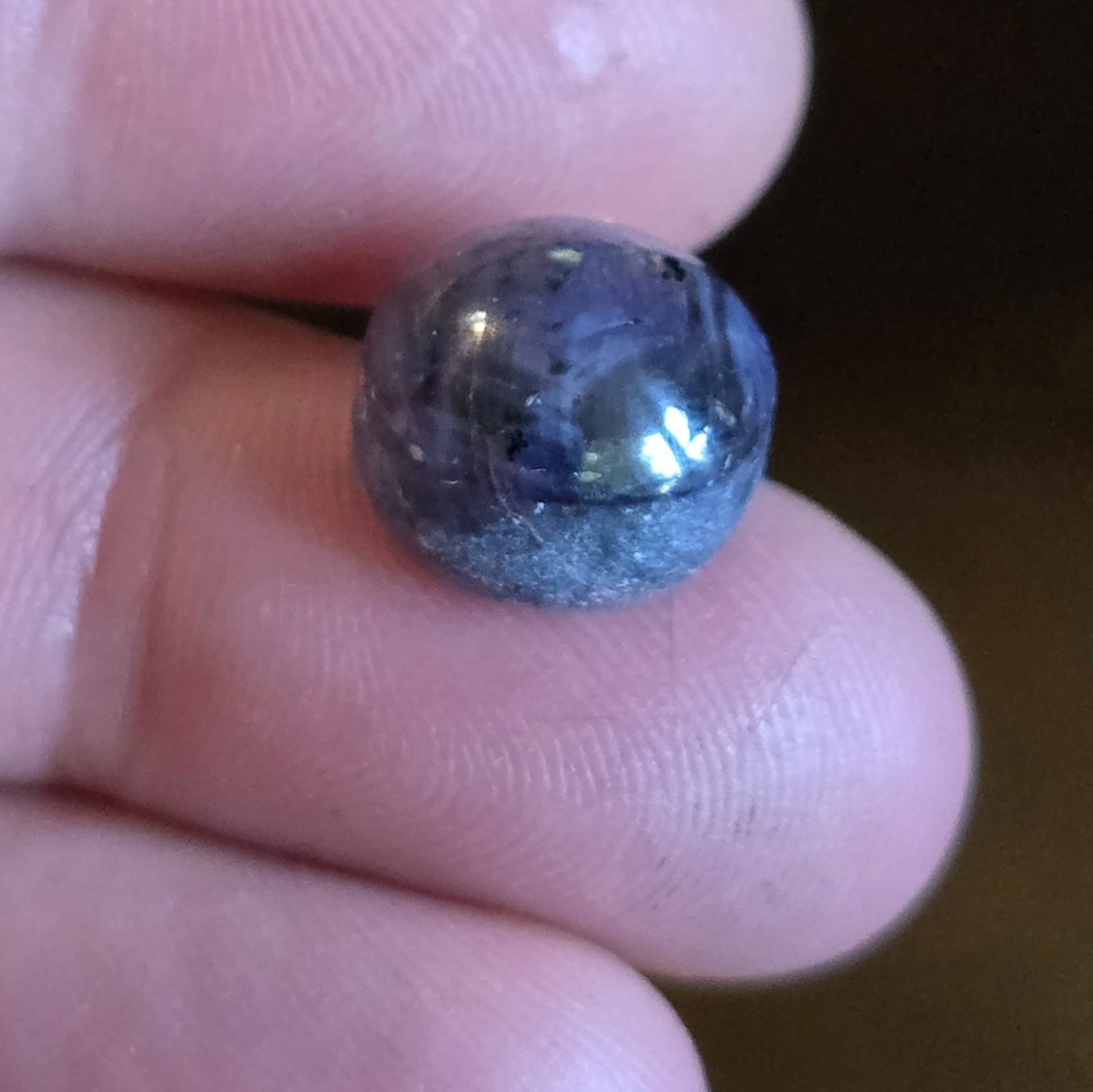 Natural Star Sapphire Purple Round Cabochon Untreated Loose Gemstone Cab