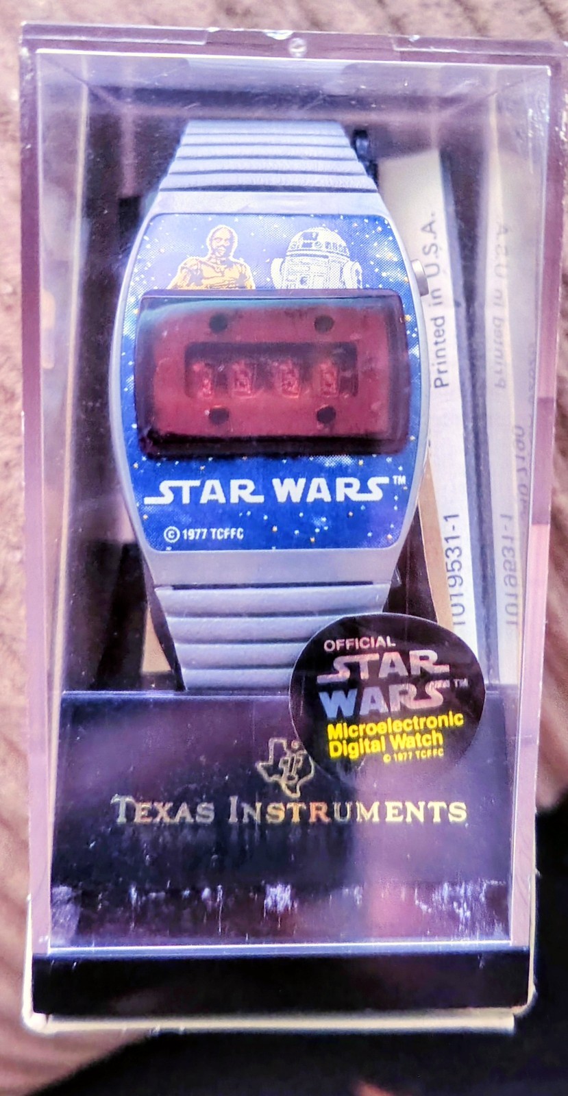 Star Wars 1977 Vintage Digital Watch by Texas Instruments