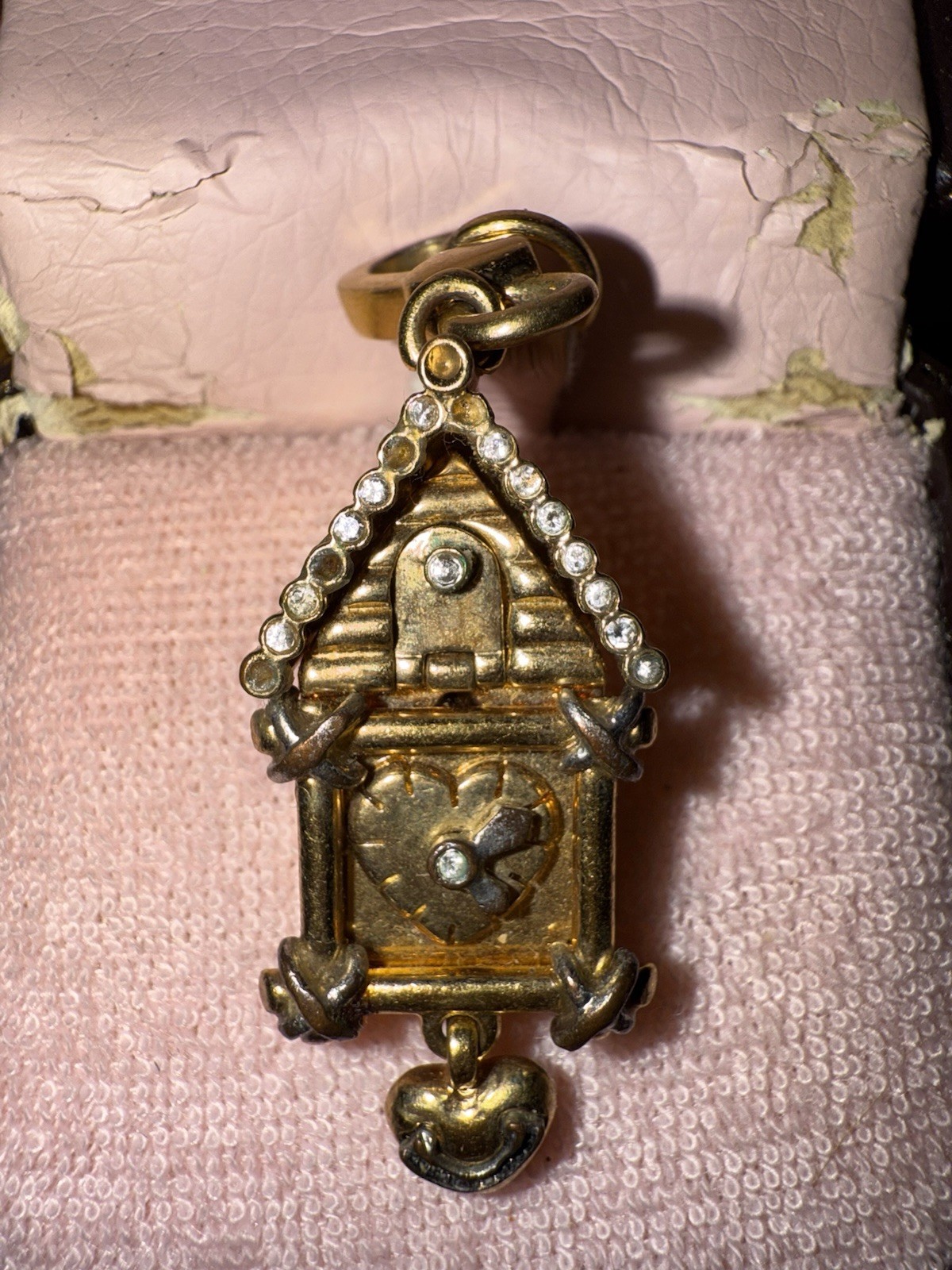 Juicy Couture Cuckoo Clock Charm 2006 Retired With Scottie Dog YJRU1086 Vintage