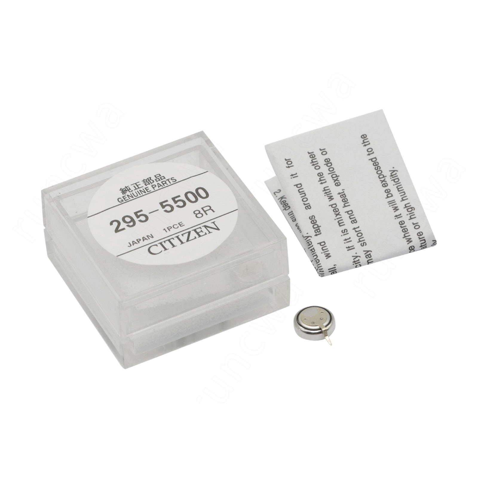 For Citizen Eco-Drive 295-5500 MT621 Rechargeable Battery Capacitor Sealed