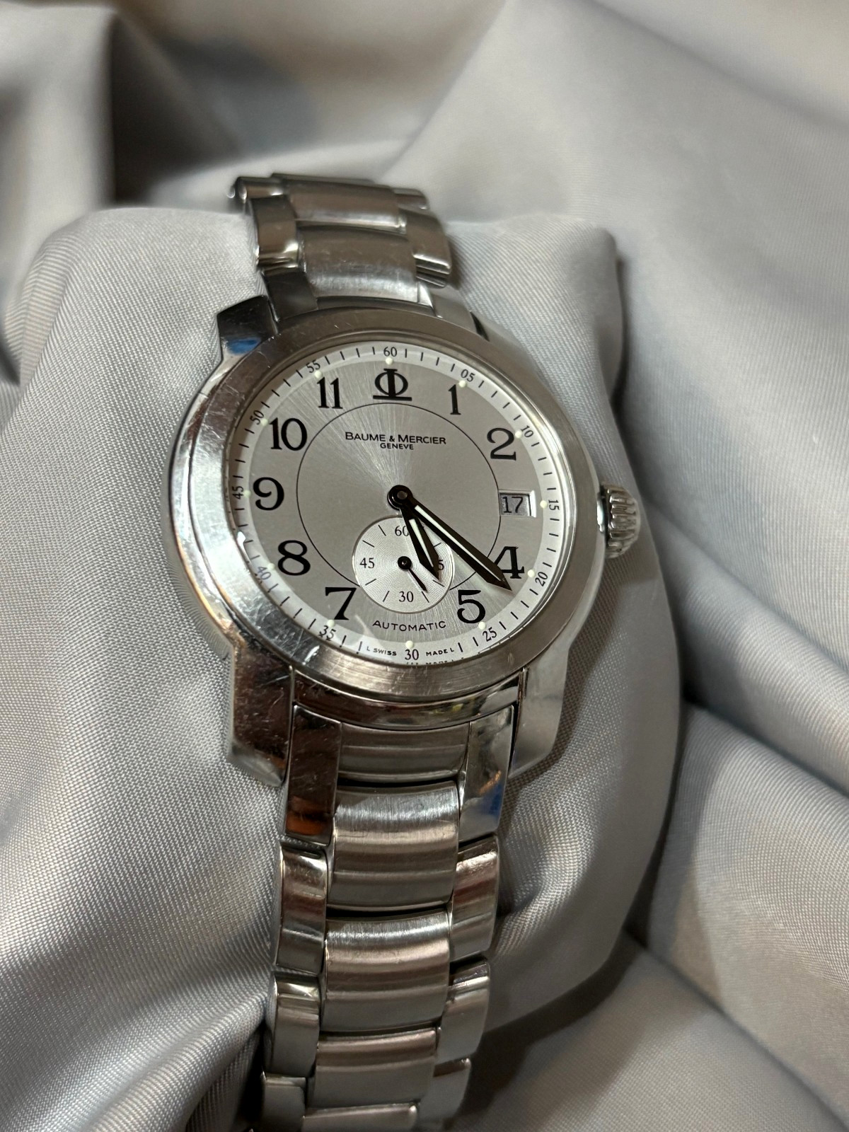 Baume & Mercier Capeland 39mm Stainless Steel Silver Dial Men’s Watch MV045221