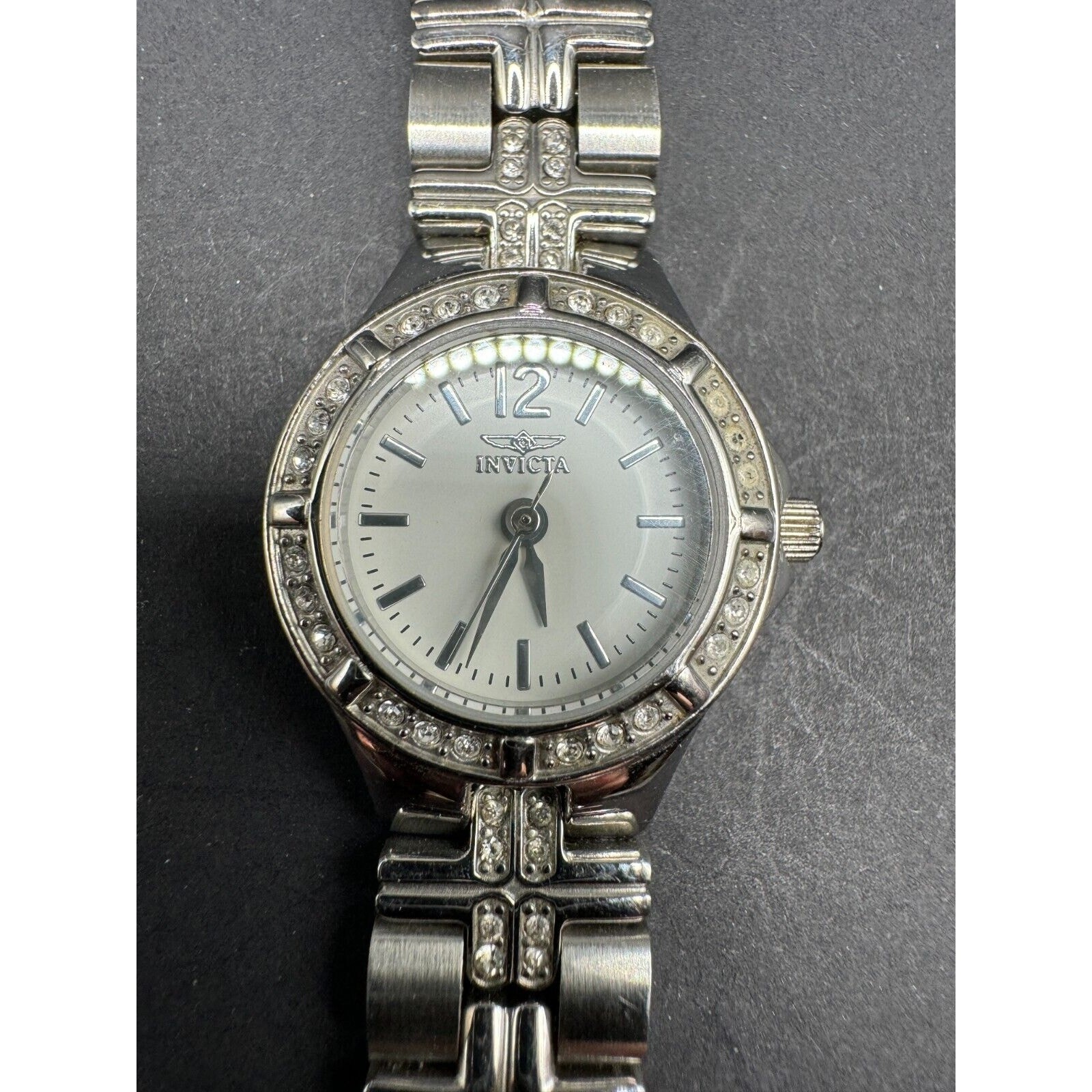 Invicta Collection Wildflower Stainless Steel Flame Fusion Crystal Women’s Watch