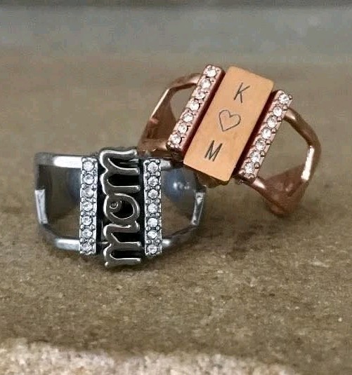 KEEP Collective SILVER RING Size M/L 7-9 Adjustable Charm Key Keeper NEW