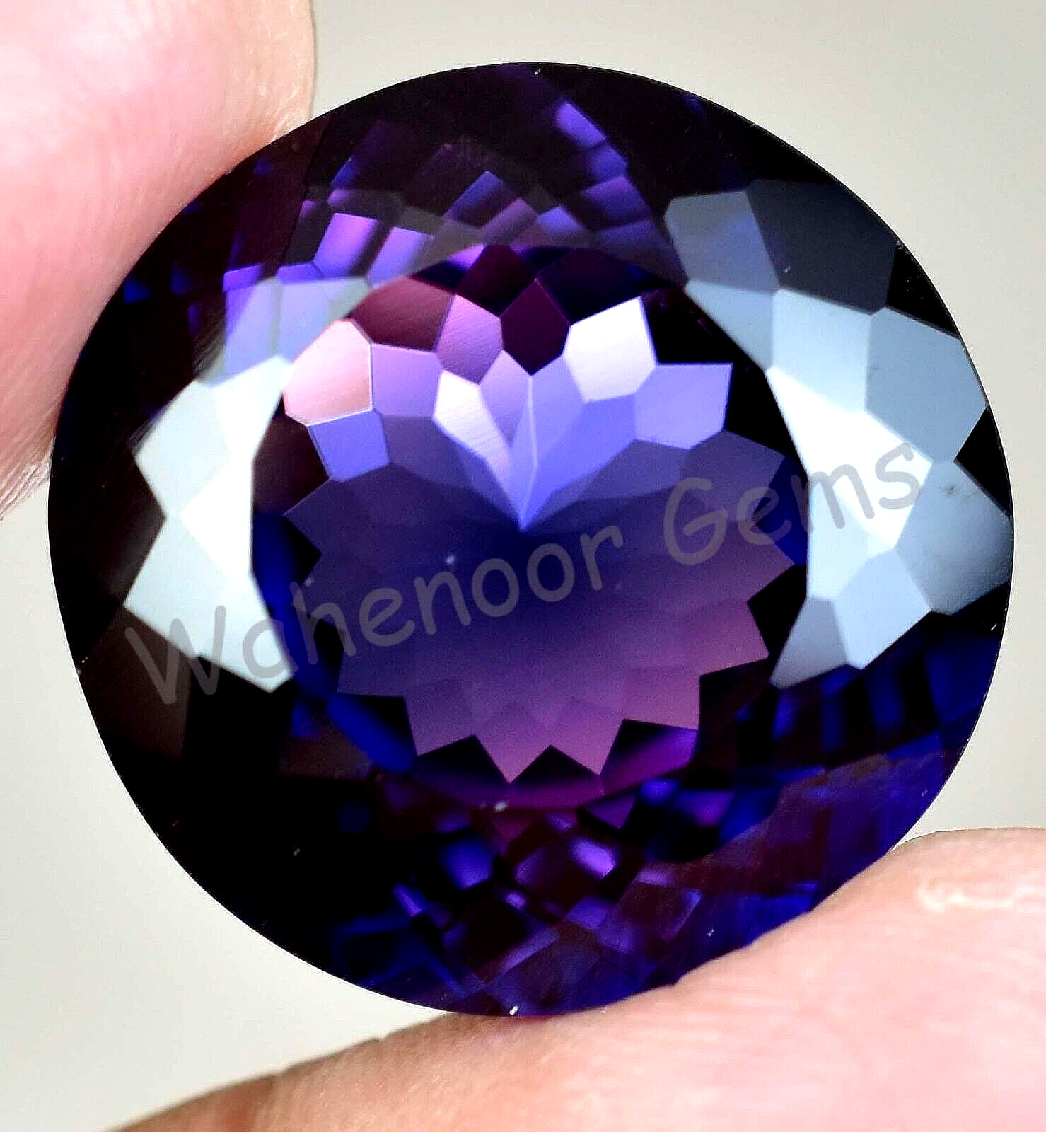 Natural 38.65 Ct Boysenberry Sapphire AGL Certified Fabulous Loose Gemstone