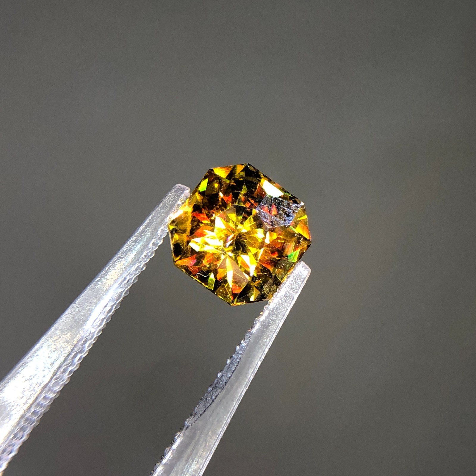 1.70 Carat Natural Full Fire Sphene Titanite | Step Cut Gemstone | For Jewelry
