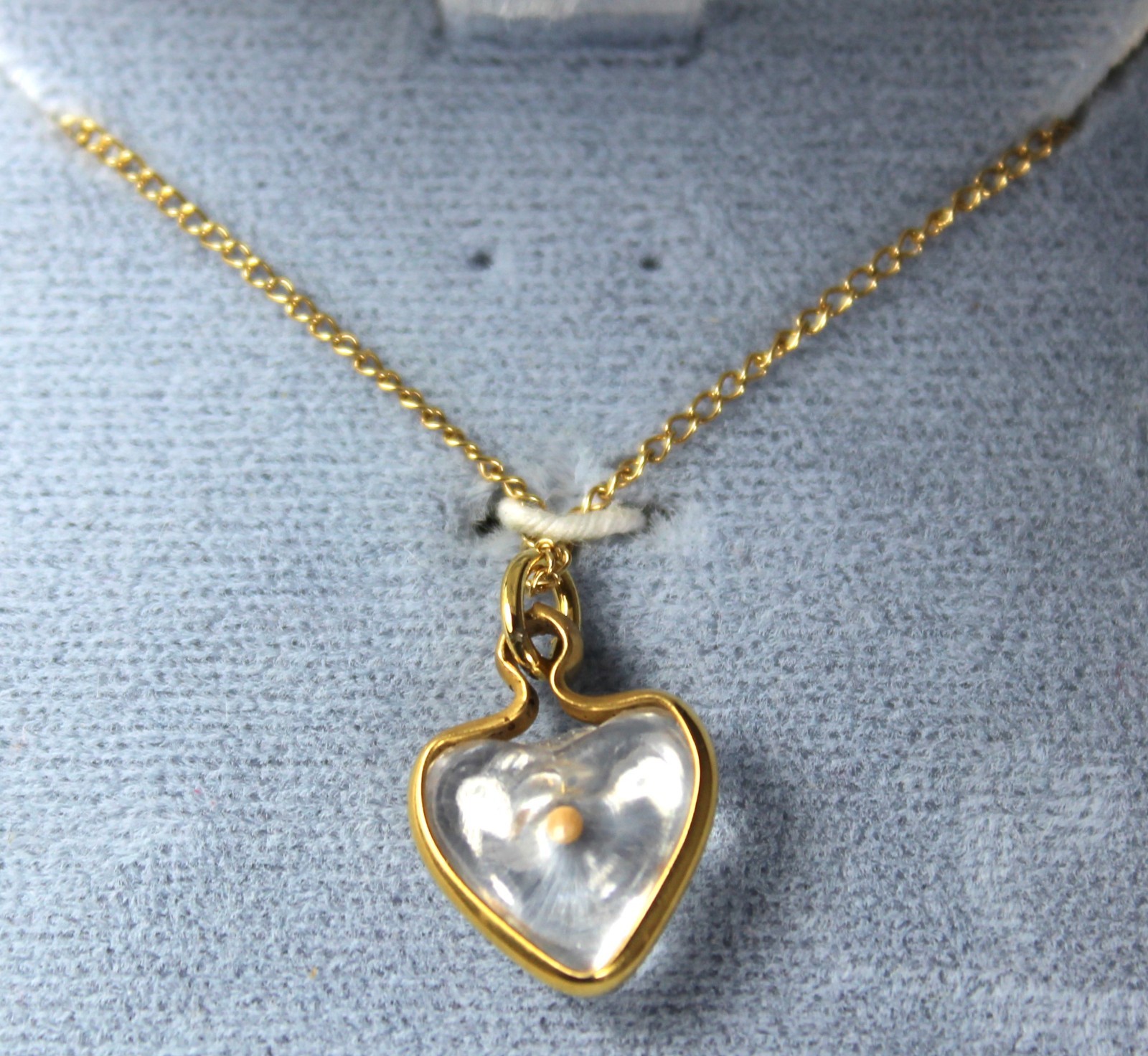 Sherman 1/20 14k Gold Filled 18″ Necklace w/ Mustard Seed Pendant – Vintage
