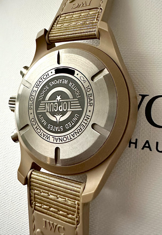 IWC Mojave Desert Chrono 41 TOP GUN Ceramic Pilot’s Watch IW389402 MSRP $12,900