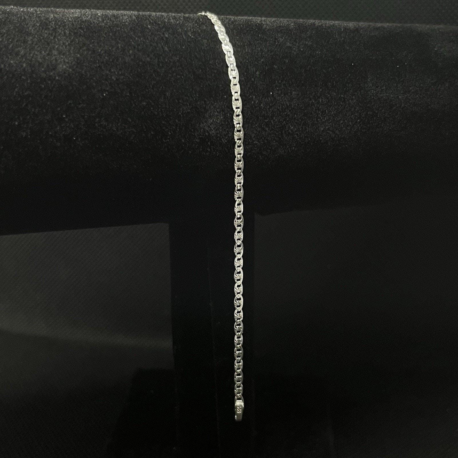 Tobillera De Plata 925,925 Silver Anklet – 10 Inch