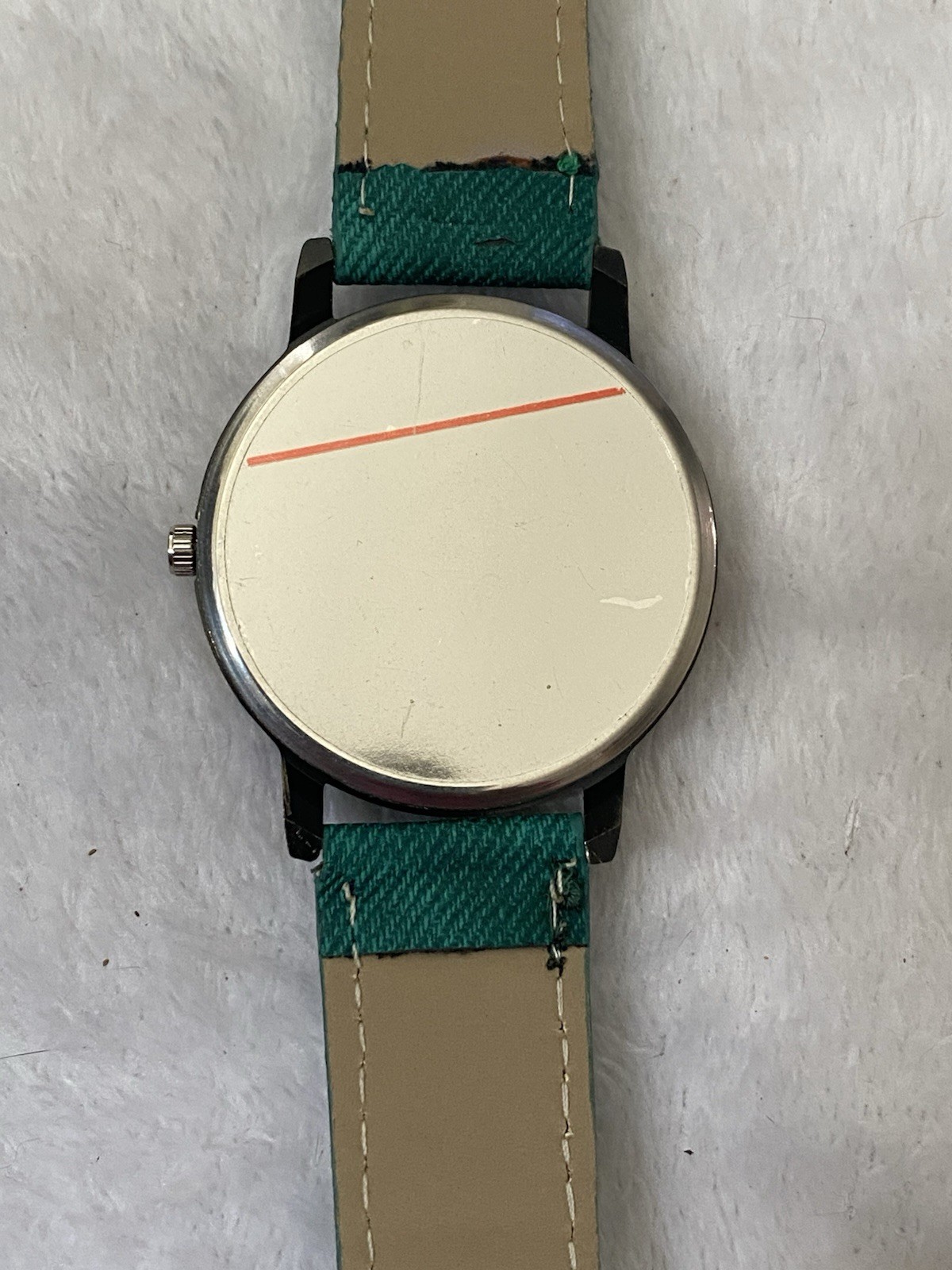 Novelty World Map Airplane Second Hand Watch BronzeToneTravelThemeNewBattery