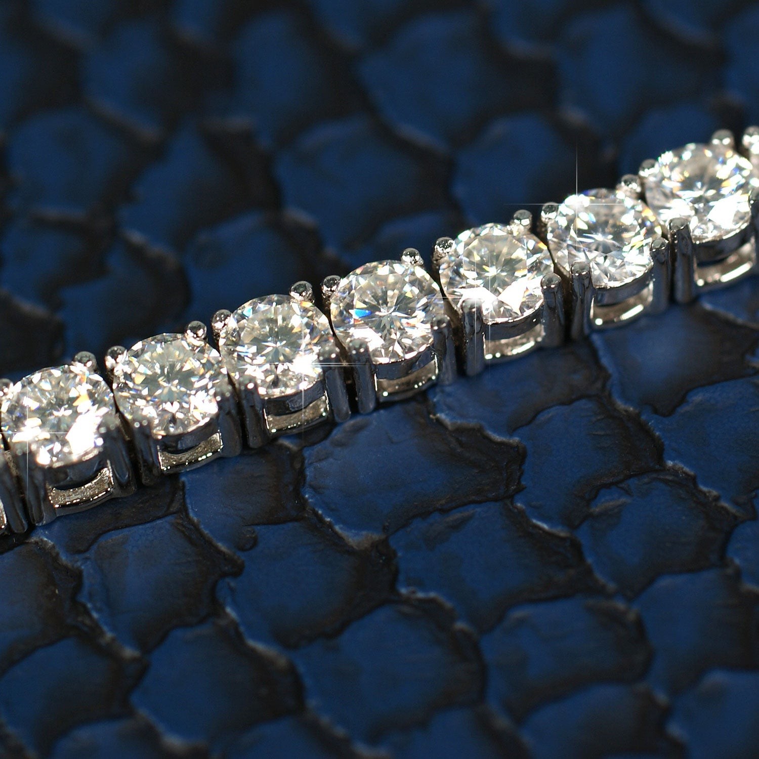 2MM-5MM All Sizes Certified VVS Moissanite Tennis Bracelet 925 Silver