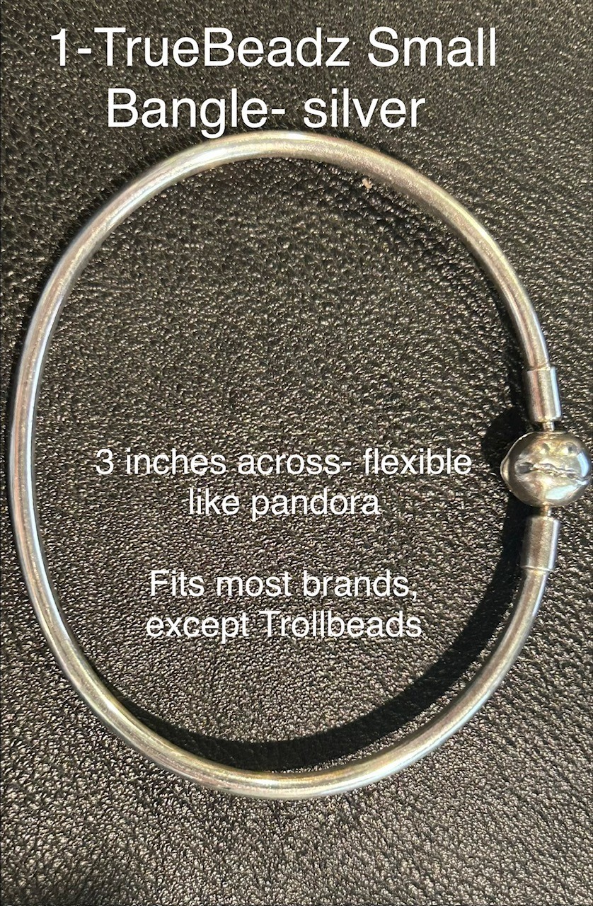 True Beadz Or Elfbeads Bangles for Beads- Silver or Brass -NBW