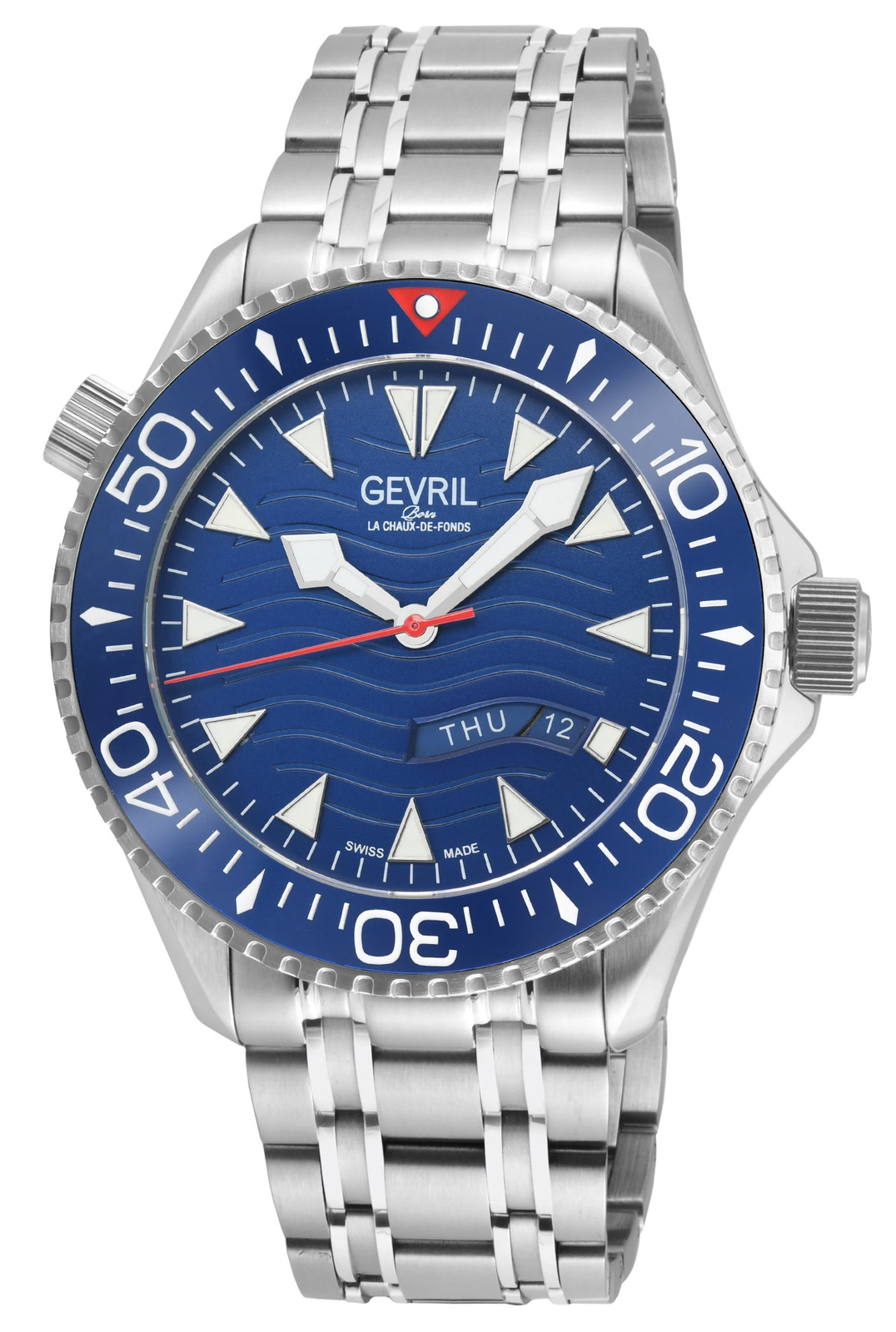 Gevril Hudson Yards Stainless Steel 43mm Swiss Automatic Wristwatch 48831B