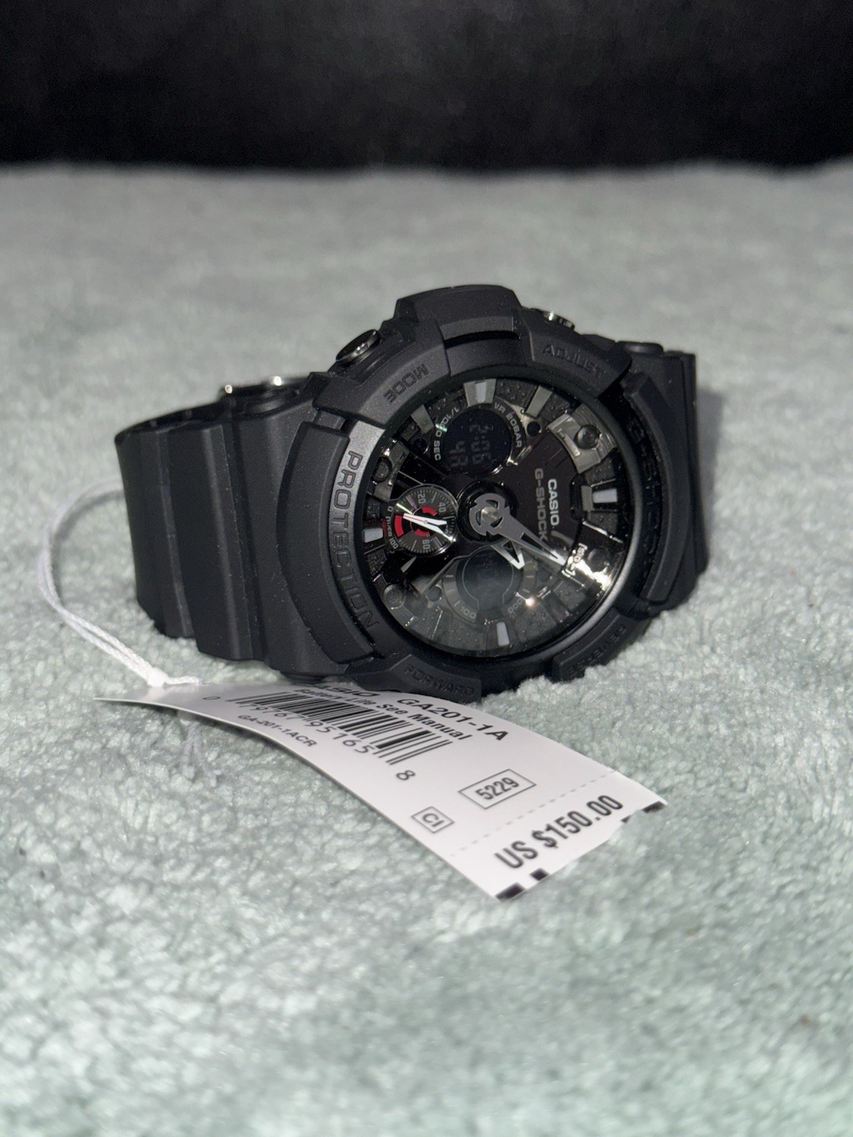 G-SHOCK GA201-1A watch BLACK