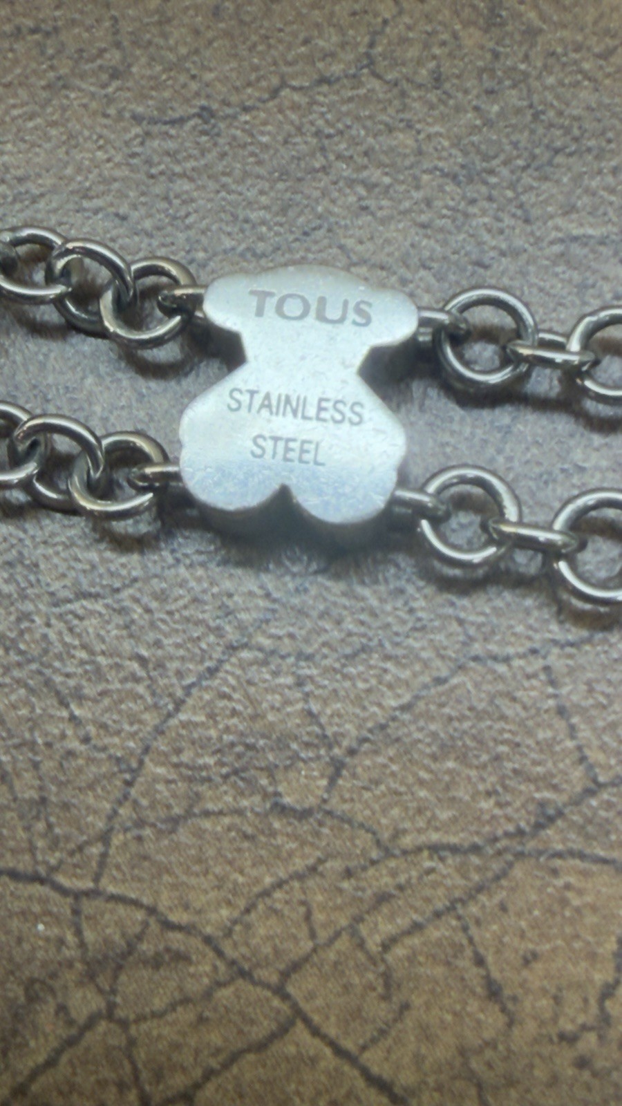 Tous Bracelet Bears And Letters Stainless Steel With A Lobster Clasp