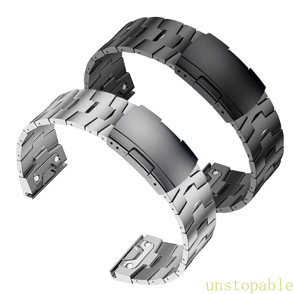 For Garmin Fenix 7X 7 6 6X 5 5X 3 Titanium Quick Metal Watch Band Strap 22/26mm