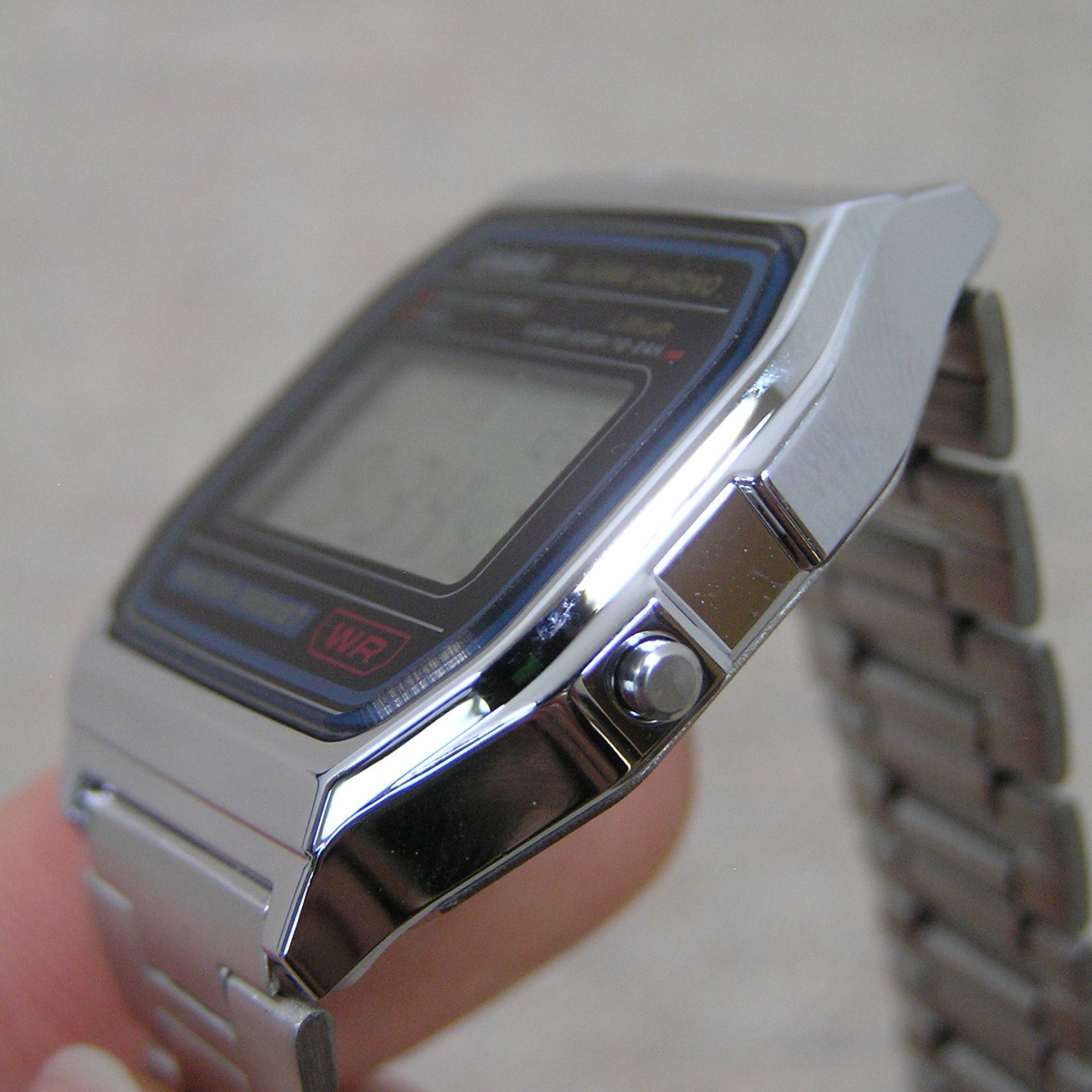 UK STOCK CASIO A158WA-1JH Japan Exclusive Digital Watch Imported Model Silver