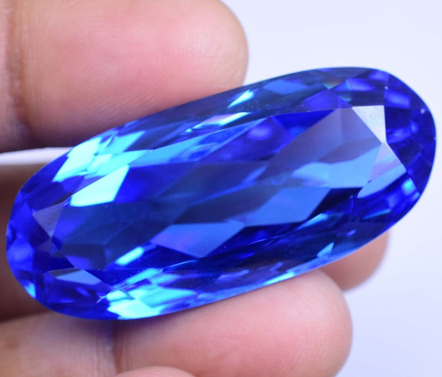 117.10Ct Natural Blue Indicolite Tourmaline Certified Stunning GIGANTIC Gemstone