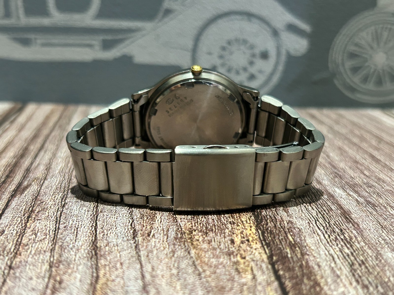 Vintage Seiko Spirit Titanium 7N42-8060 Quartz Gray Dial Japan Men’s Watch b393