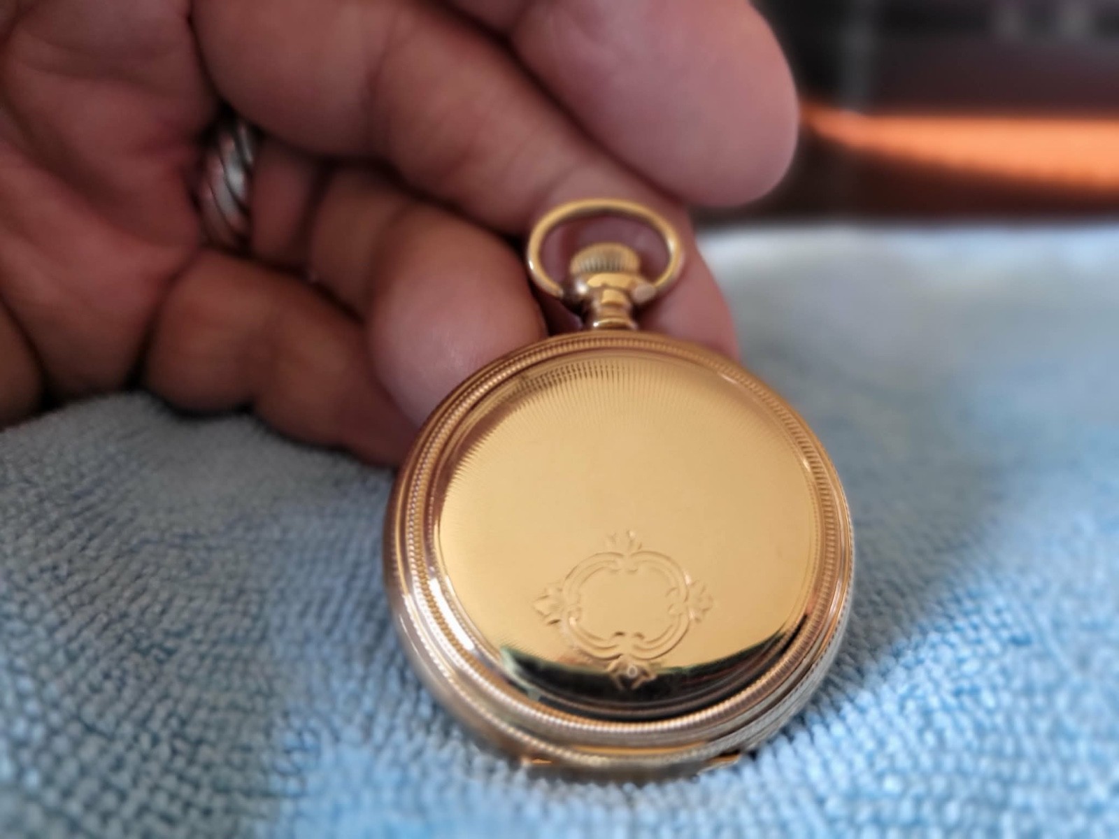 1901 Waltham Seaside Model # 1891, 14K gold filled Pocket Watch, 15 jewels