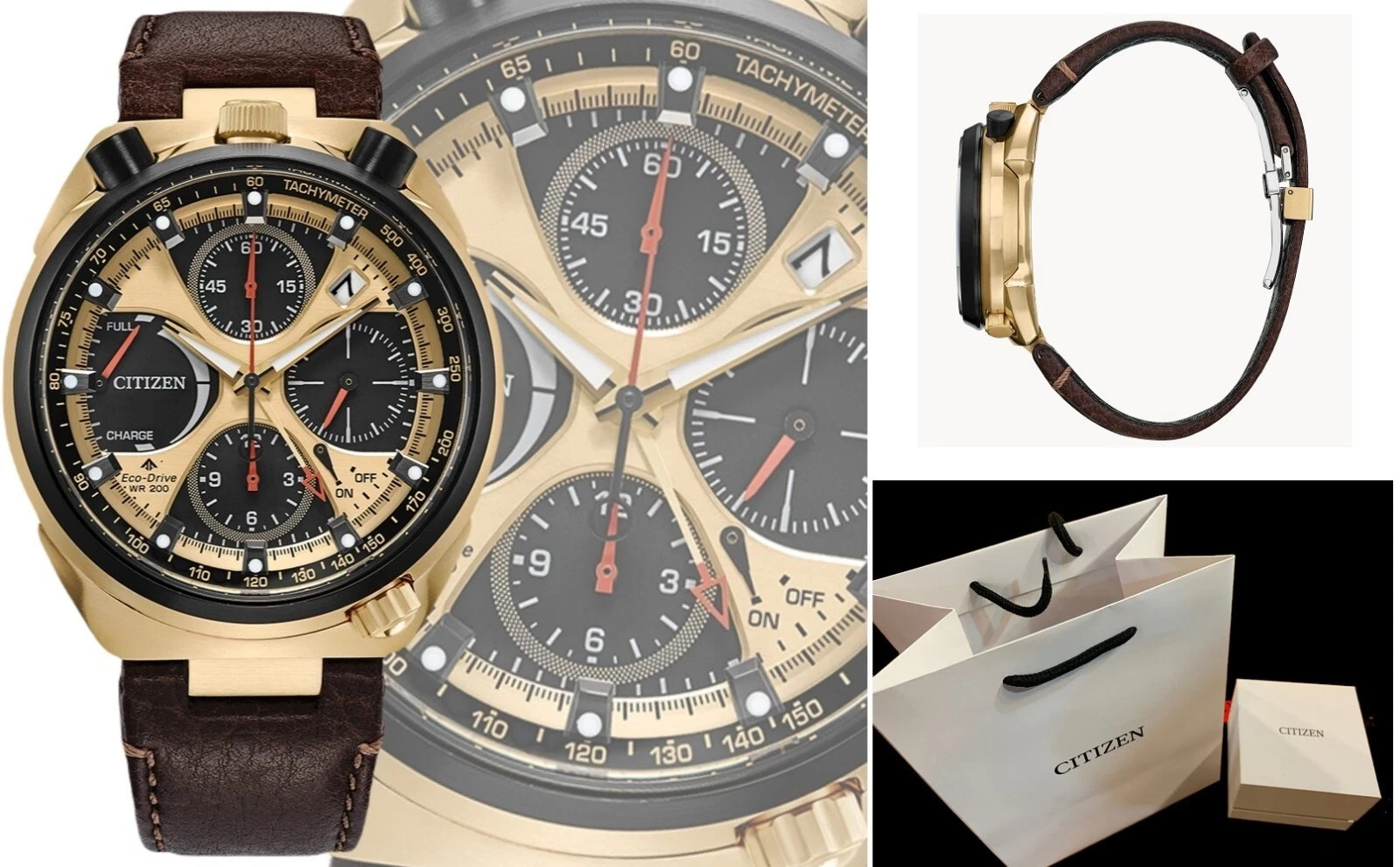 Citizen Ø 45mm Eco-Drive Promaster Tsuno Chrono Racer AV0072-01X Bullhead alarm