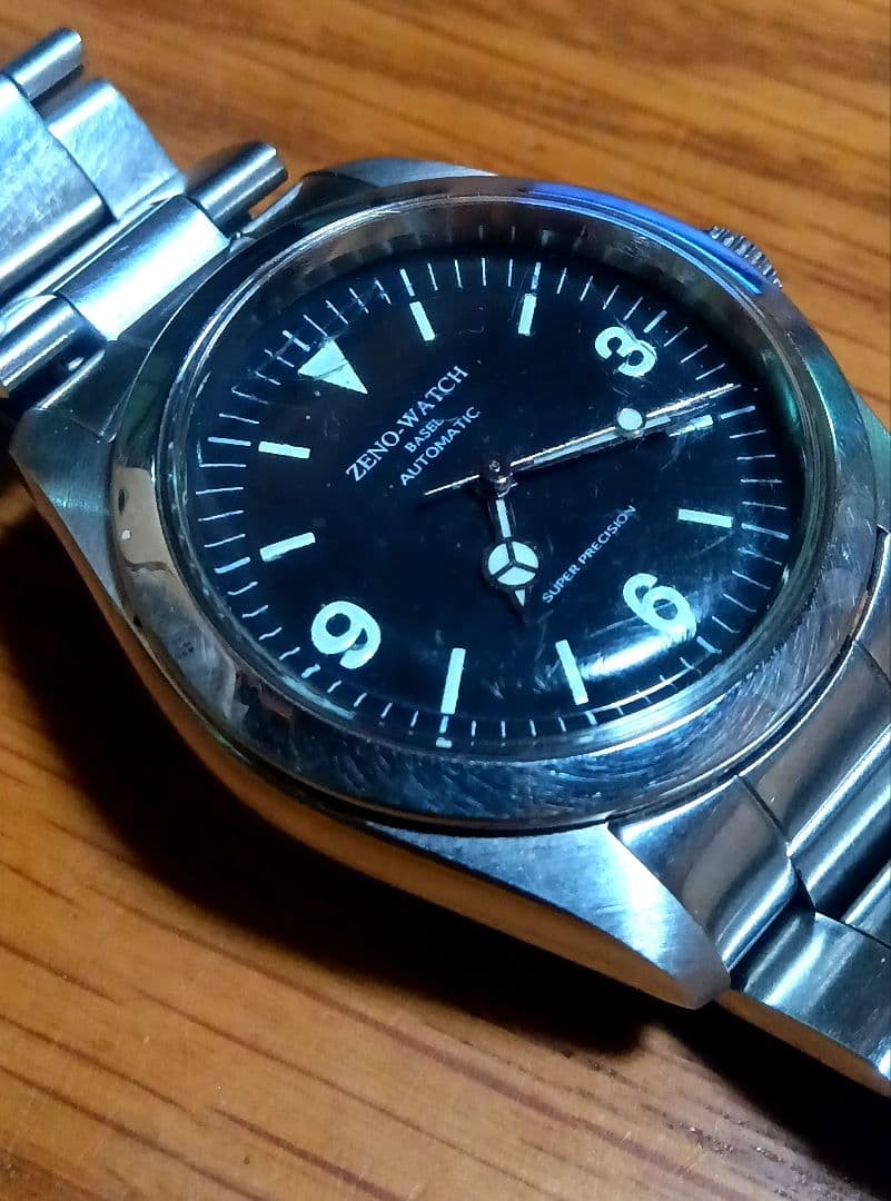 Zeno Watch ZN001 Auto Watch Working Lume Dial 17cm 6.69in Screw Down Crown