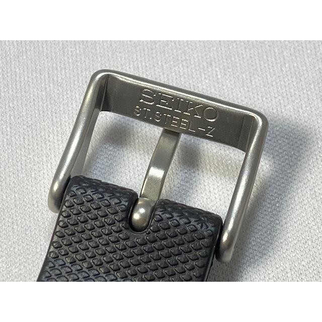 SEIKO Genuine Watch Band 20mm Black Urethane Belt DE39AZ for SBDX001 SBDX003