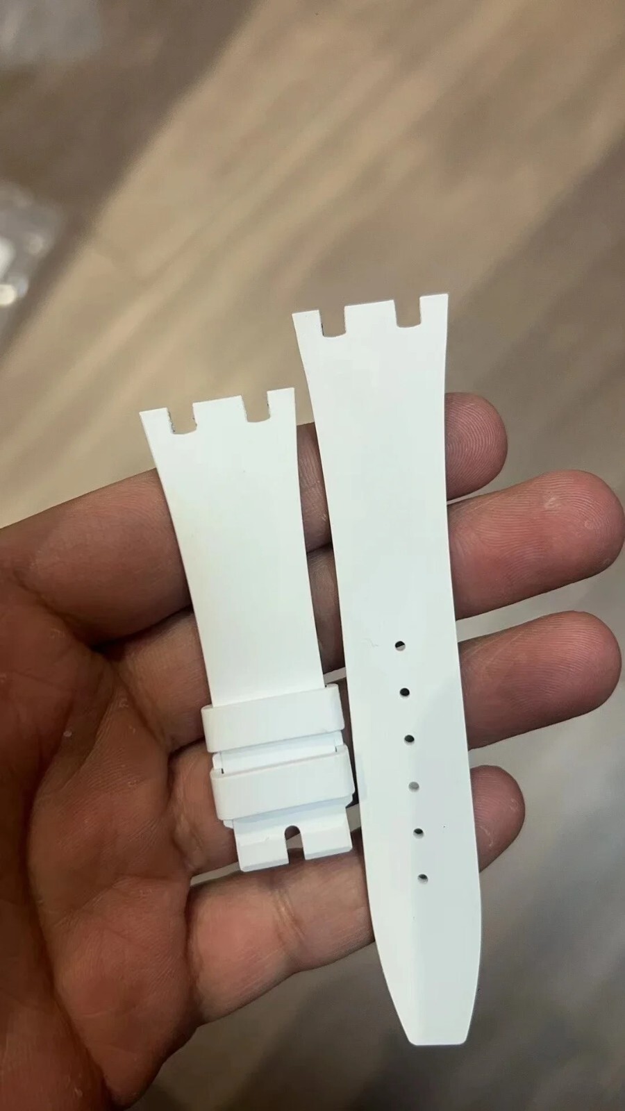 21mm FKM Rubber Watch Band Strap Fits Audemars Piguet Royal Oak 33mm 67652 67651