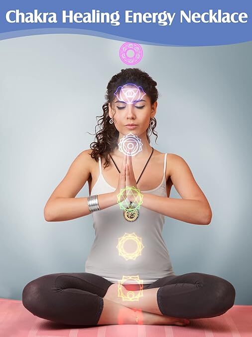 Sacred Geometry Crystal Necklace Flower Of Life Tree Of Life Metatrons Cube Om
