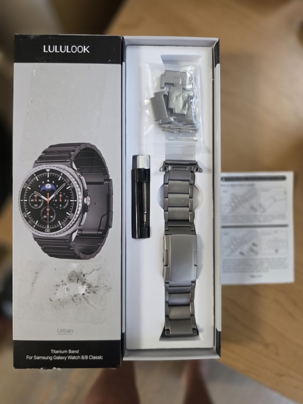LULULOOK Titanium Watch Band for Samsung Galaxy