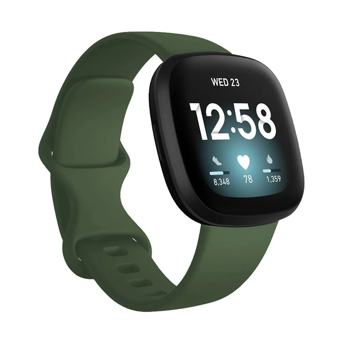 For Fitbit Versa 3 4 Sense Silicone Strap Wristband Replacement Watch Band Sport