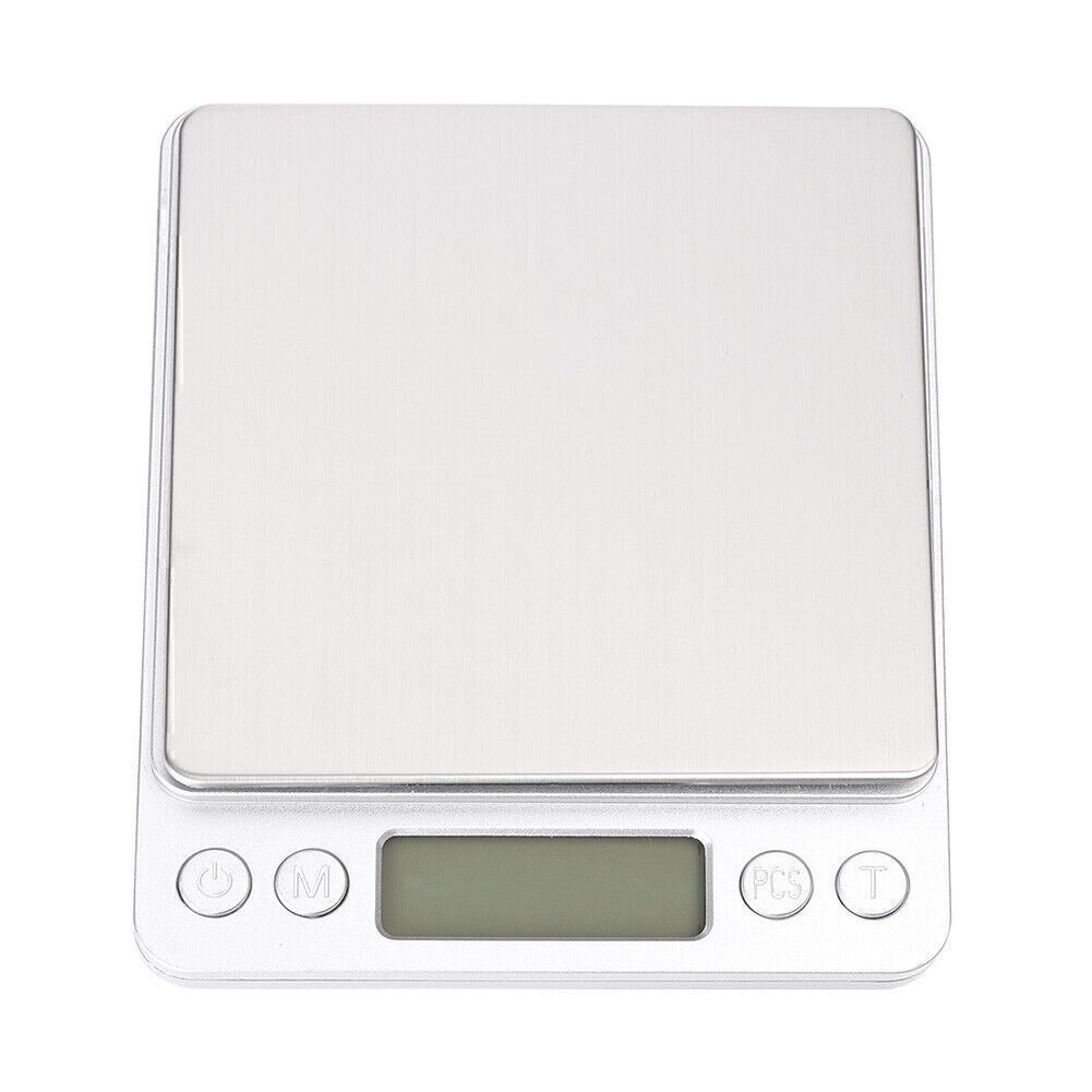 Electronic Balance Digital Pocket Scale Jewelry Weight w/ 2pc tray3000g x 0.01g