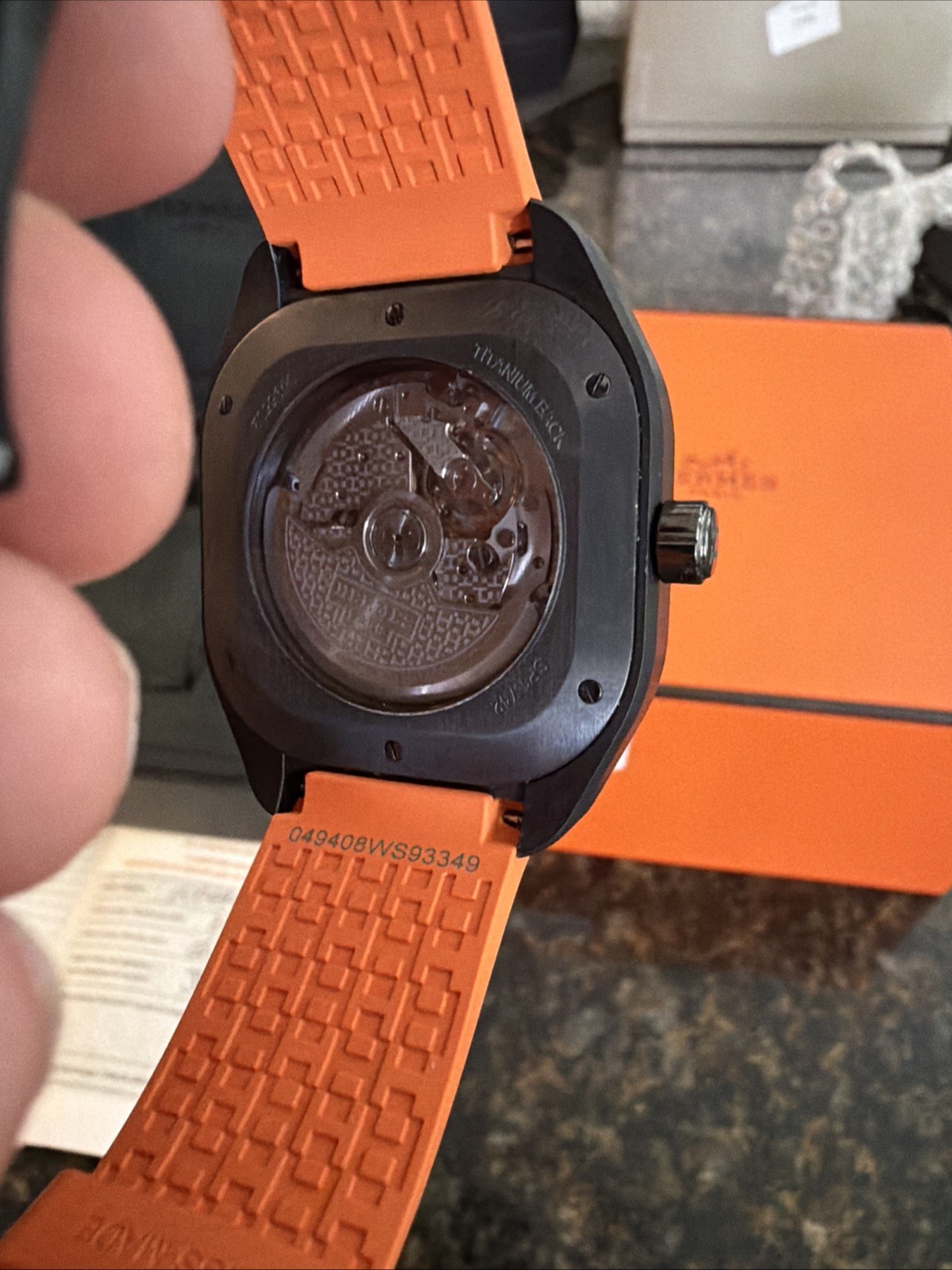 HERMES H08 Black Dial Automatic Watch (W049430WW00)
