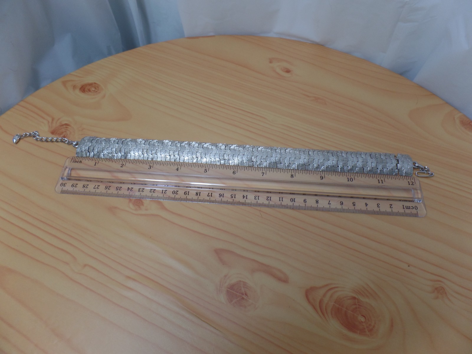 Vintage Boucher 1562 DC Pat Pend Gorgeous Silver Tone Choker Necklace