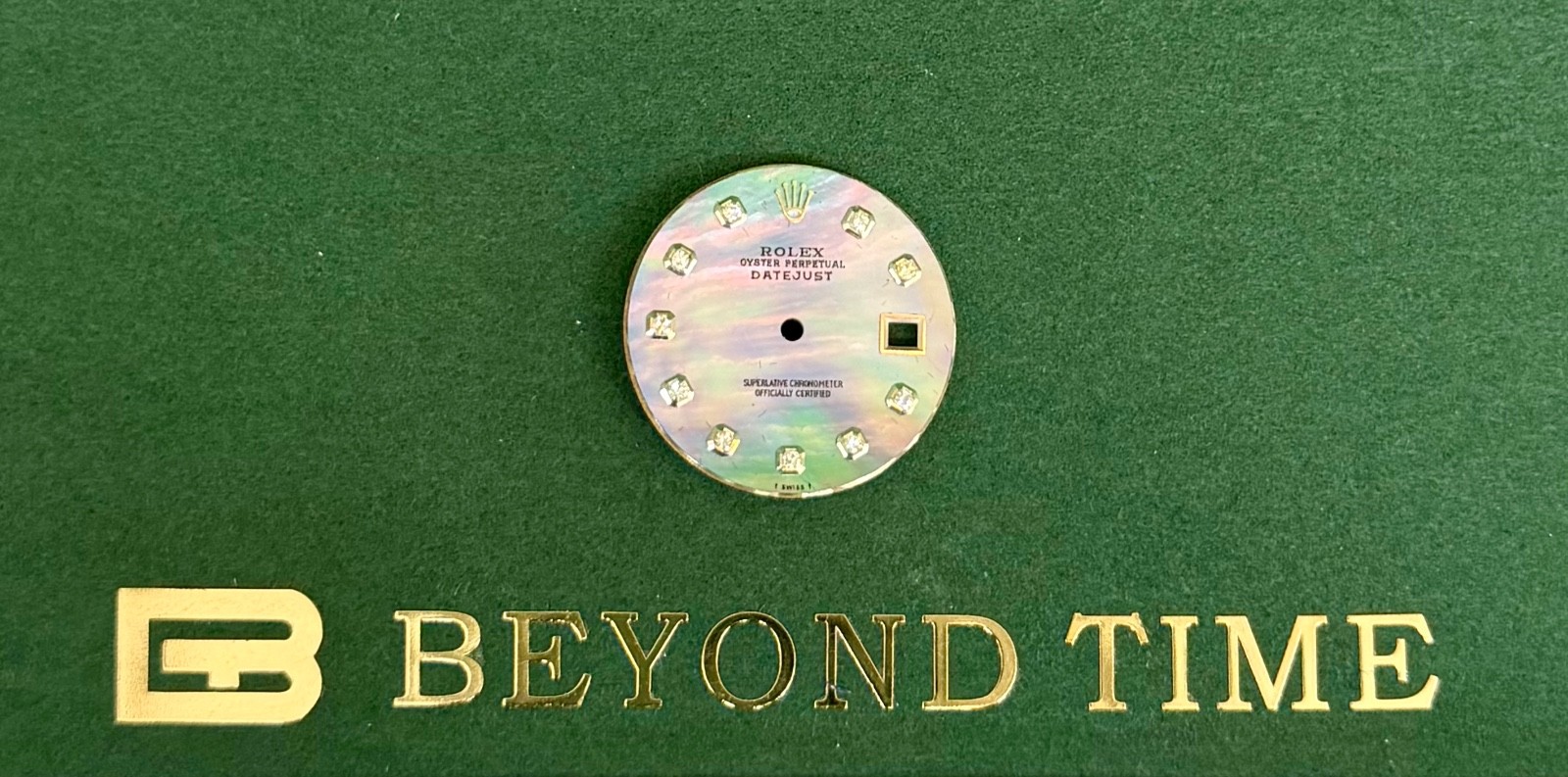 36mm Custom Natural Diamond Marker Dial for Datejust Models