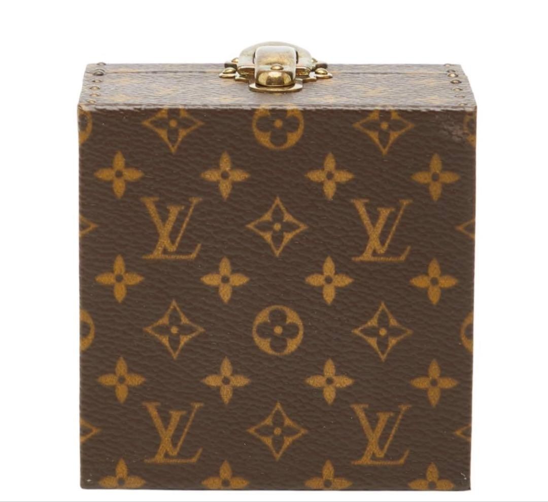 Louis Vuitton Monogram Ecrin Declaration Jewelry Case M21010 Brown LV Auth Japan