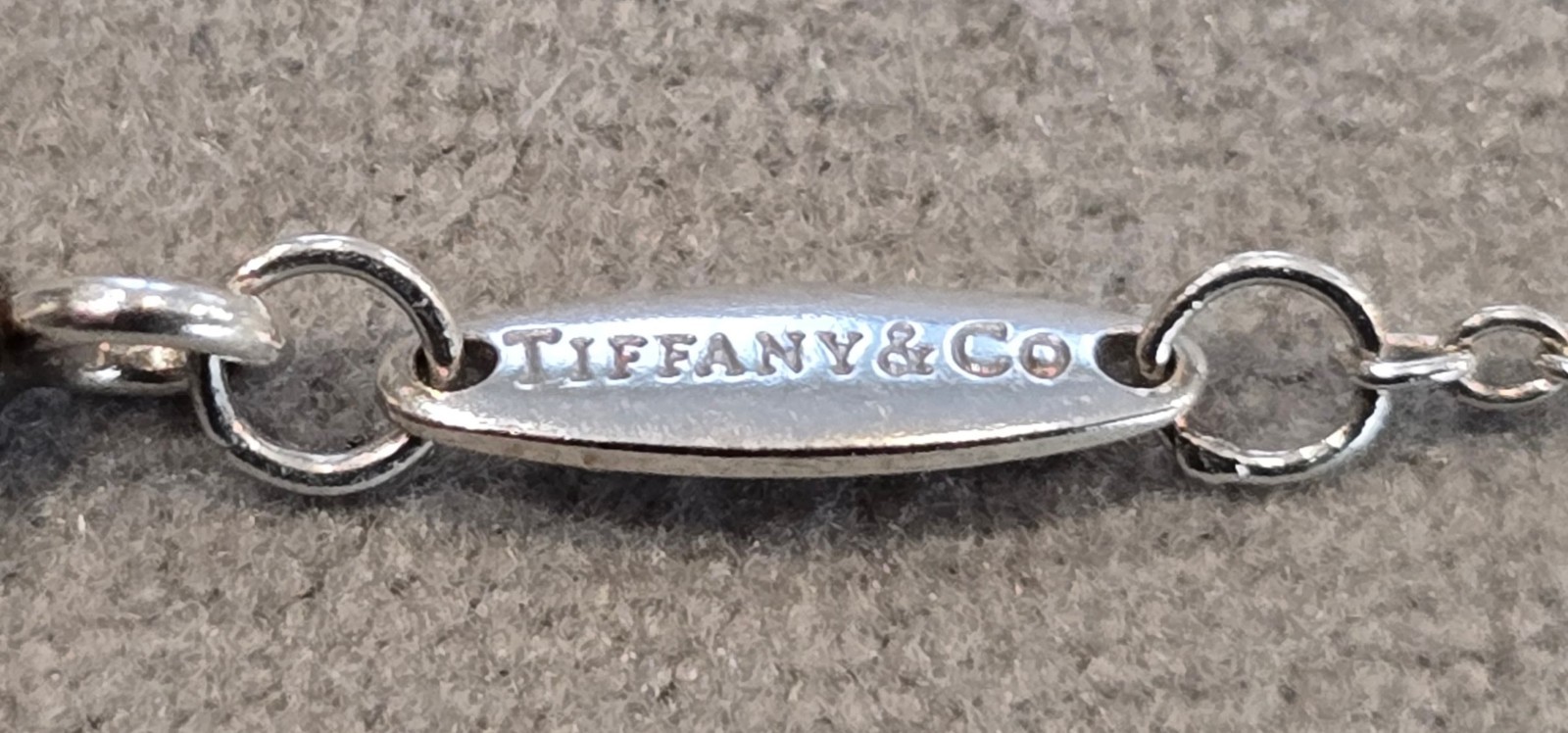 Authentic Tiffany & Co. Diamond By The Yard Bracelet 3.9mm 925 6.5”